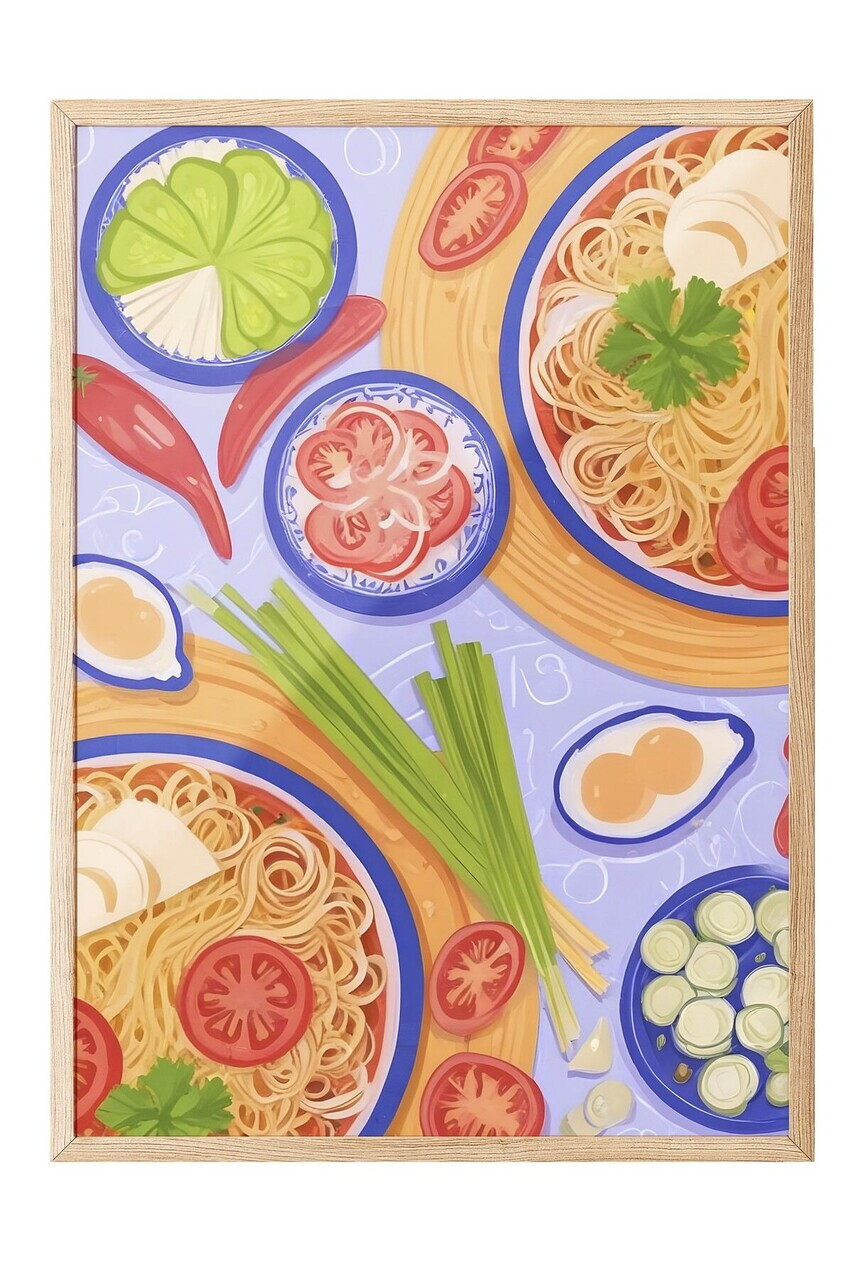 Tablou decorativ, 109150, Lemn masiv, Sticla PVC, Multicolor - view 2