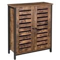 Bufet inferior cu 2 usi, Vasagle, 70 x 30 x 80 cm, fier/PAL, maro rustic