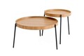 Set masute 2 piese, Howard, Ronda, MDF , Natural