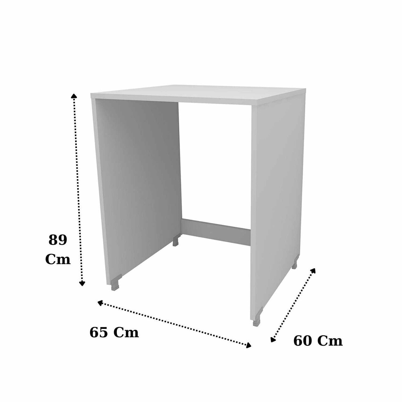 Dulap masina de spalat, Hanah Home, Washing Machine, Alb — imaginea 5