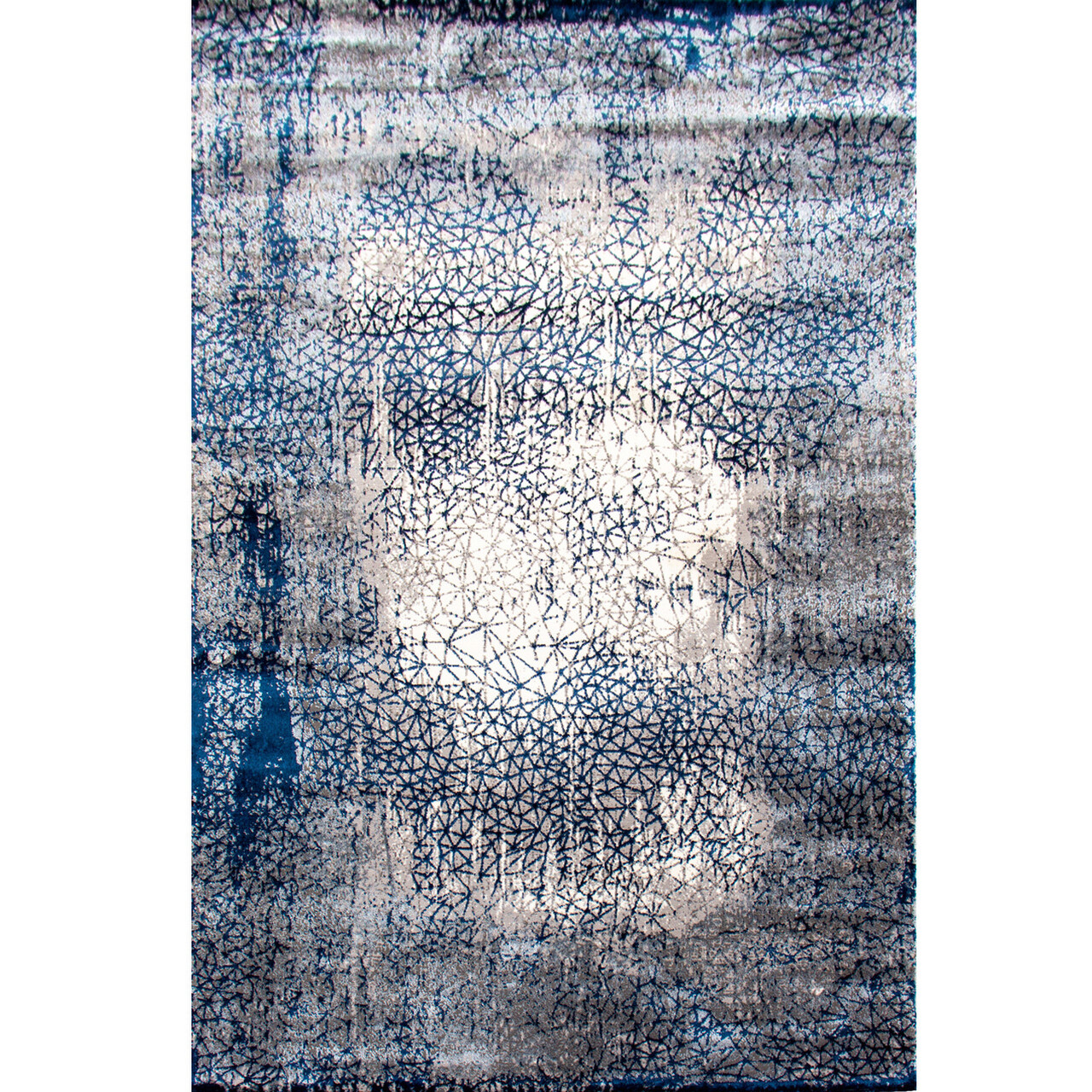 Covor, HE630, 120x170 cm, Poliester, Crem / Albastru - 1 | YEO