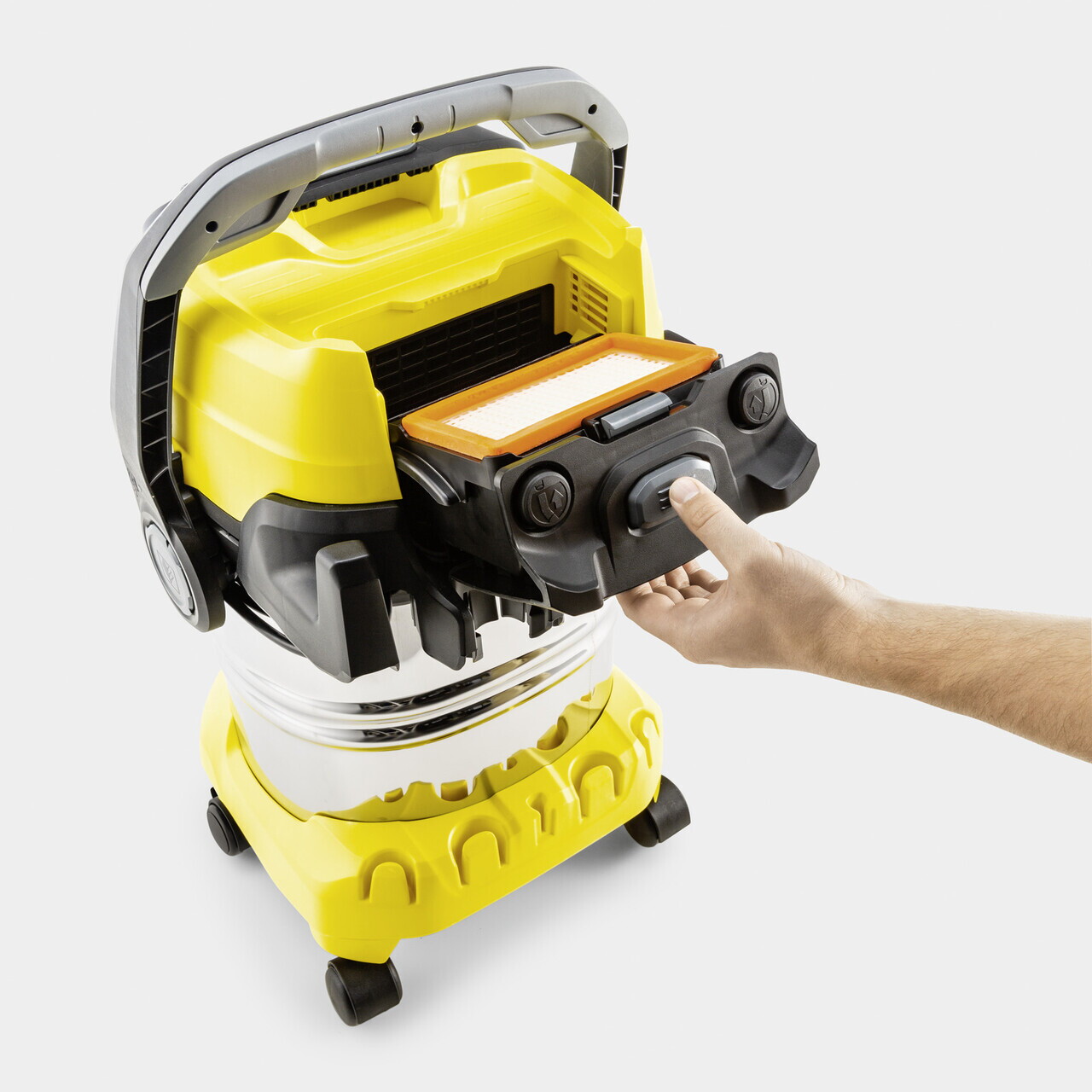 Aspirator umed-uscat WD 5 Control S 25/5/22, Karcher, galben — imaginea 4