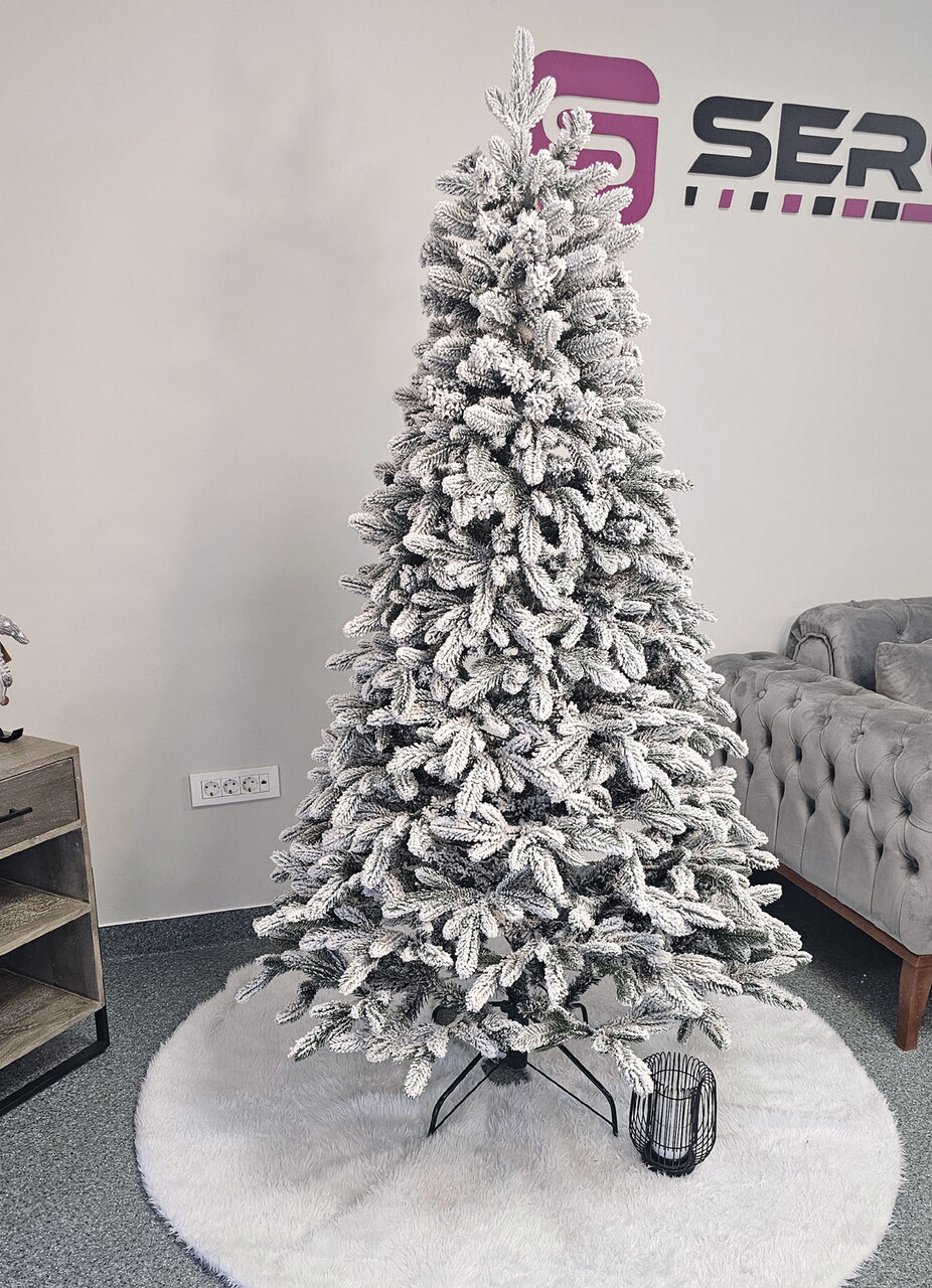 Brad artificial Christmas Deluxe by Sersimo, Global nins, mix 2D+3D, 180cm — imaginea 16