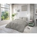 Lenjerie de pat pentru doua persoane Like Home Taupe, Royal Textile, 100% bumbac