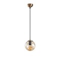 Lustra, Efe - 2151, Tatum, 15 x 15 x 110 cm, 1 x E27, 40W, galben/aramiu antic