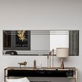 Oglinda decorativa, Siam, Neom, 40x120x2.2 cm, MDF , Alb