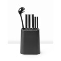 Suport pentru cutite si ustensile, Brabantia, Profile, 19x9.3x23 cm, plastic, gri inchis