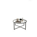 Masuta de cafea, Neostill, Sun S403, 83x40x83 cm, Negru mat