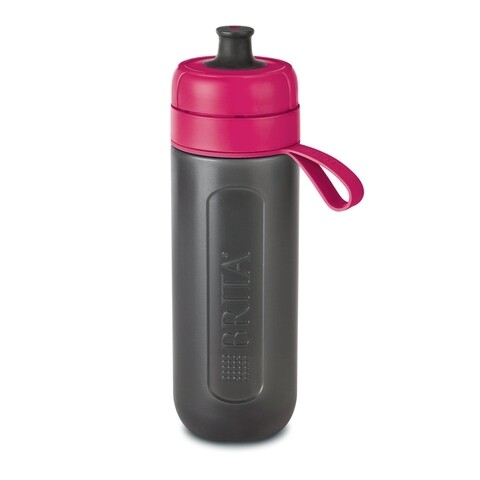 Sticla filtranta Brita, Fill&Go Active, 600 ml, roz
