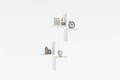 Raft de perete, Asse Home, Face, 28.2x31.8x19.6 cm, PAL , Alb