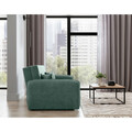 Canapea extensibila 3 locuri, ELTAP, Laine, 155x105x75 cm, lemn/poliester, verde