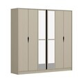 Dulap pentru haine, Hanah Home, Lorin, 214x210x52 cm, Beirut