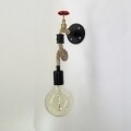 Aplica de perete All Design, metal, 10x16x30 cm, Industrial