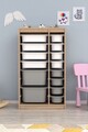 Dulap multifunctional, Estella, Montana Xs 2D4N8U, Sonomo Alb / Gri