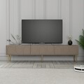 Comoda TV, Hommy Craft, Lyon 43, 180x43x35 cm, PAL, Atlas / Aur