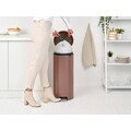 Cos de gunoi cu pedala, Brabantia, NewIcon, 30 L, 38x29.3x67.9 cm, otel, grej satinat