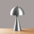 Lampa de masa, Tatum, 584TTM1703, Metal, Argintiu / Turcoaz