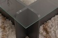 Masuta de cafea, Nordure, Flavio, 105x30x65 cm, Sticla temperata , Antracit