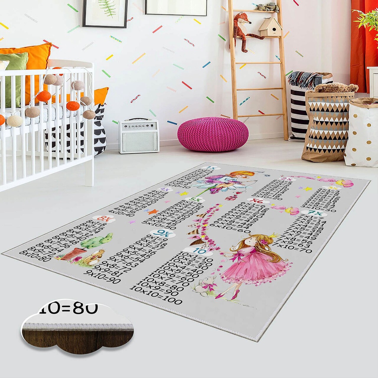 Covor, EEXFAB871, 100x200 cm, Poliester, Multicolor