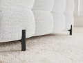 Coltar extensibil stanga 3 locuri ELTAP, LT-01ROY, Fectory, 346x205x93 cm, lemn/poliester, alb