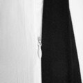 Lenjerie de pat King Size, Carnival, Homla, 3 piese, 200x220 cm, bumbac satinat, alb/negru