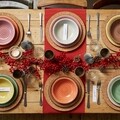 Serviciu de masa 18 piese, Louis Corinne, Tognana, ceramica, multicolor