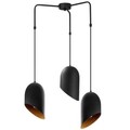 Lustra, Opviq, 892OPV1550, Metal, Negru