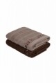 Set 2 prosoape de maini, Beverly Hills Polo Club, 50x90 cm, 100% bumbac, maro deschis