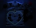 Lenjerie de pat dubla, Tac, Minnie & Mickey Amour, 4 piese, 100% bumbac, multicolor