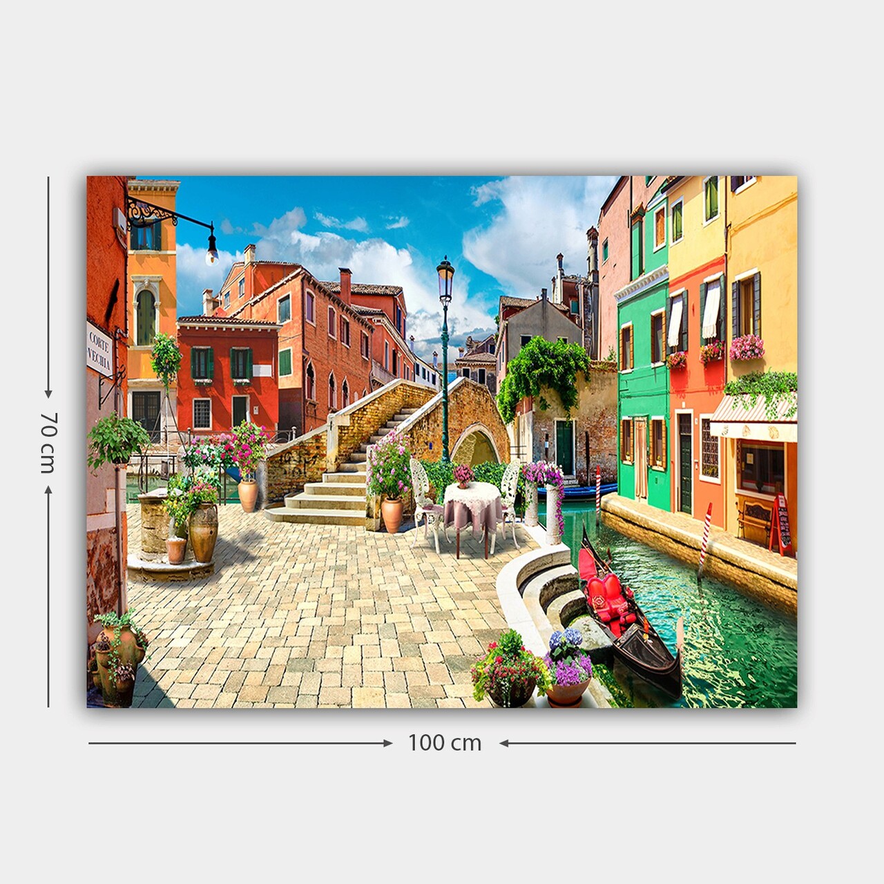 Tablou decorativ, 560457310_70100, Cadru: 100% LEMN (grosime: 3 cm), Multicolor - view 3