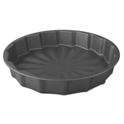 Tava de copt Muhler, MR-4007, otel carbon non-stick, Ø 30 cm, gri