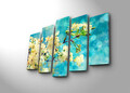 Set 5 tablouri decorative, 5PAT-10, Dimensiune: 70 x 19 cm (1 bucată), Multicolor