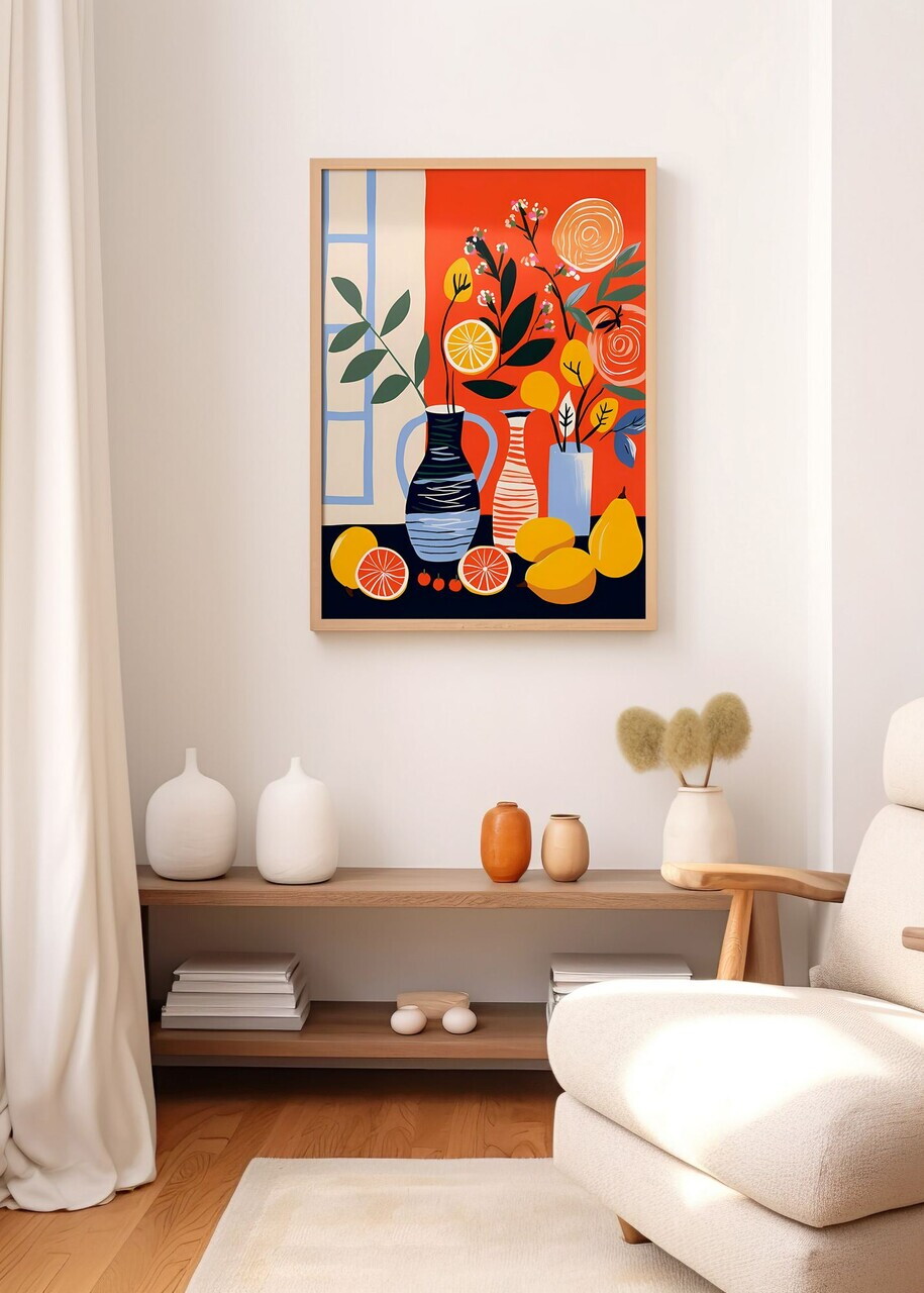 Tablou decorativ, Artnewclahsp64-5070, Lemn masiv, MDF, Multicolor
