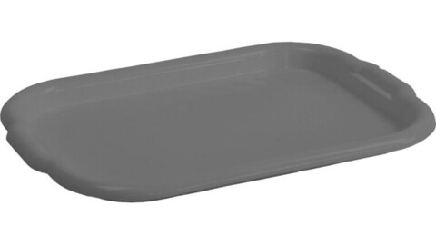 Tava pentru servire clever, domotti, 40x28 cm, plastic, gri