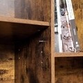 Bufet inferior, Vasagle, 80 x 30 x 80 cm, otel/PAL, maro rustic