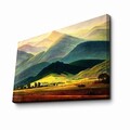 Tablou decorativ, FAMOUSART-100, Canvas, Dimensiune: 45 x 70 cm, Multicolor
