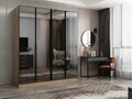 Dulap pentru haine, Hanah Home, Nisa, 180x210x52 cm, Dore