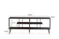 Comoda TV, Kalune Design, Eze, 120x44.5x30 cm, Maro inchis