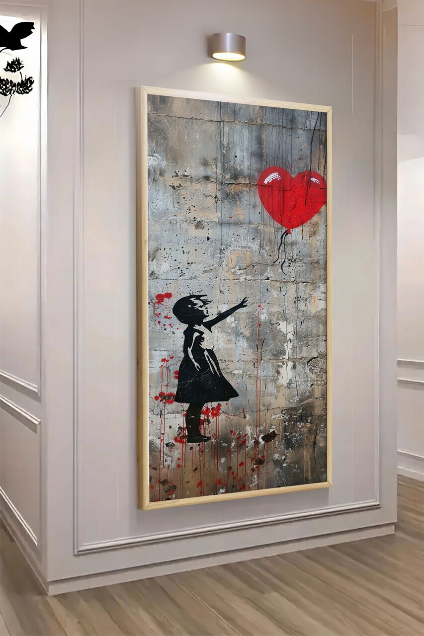 Tablou decorativ, Artbnkdky5-3370, MDF, Multicolor — imaginea 2