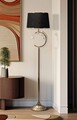 Lampadar Bruxelles, Mauro Ferretti, 1 x E27, 40W, 38x160 cm, fier/sticla, negru/auriu