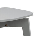 Scaun Roxby, Actona, 45x55x79.5 cm, lemn de cauciuc, gri