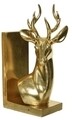 Opritor pentru carti Deer Right, Decoris, 8.5x13x25 cm, poliester, auriu