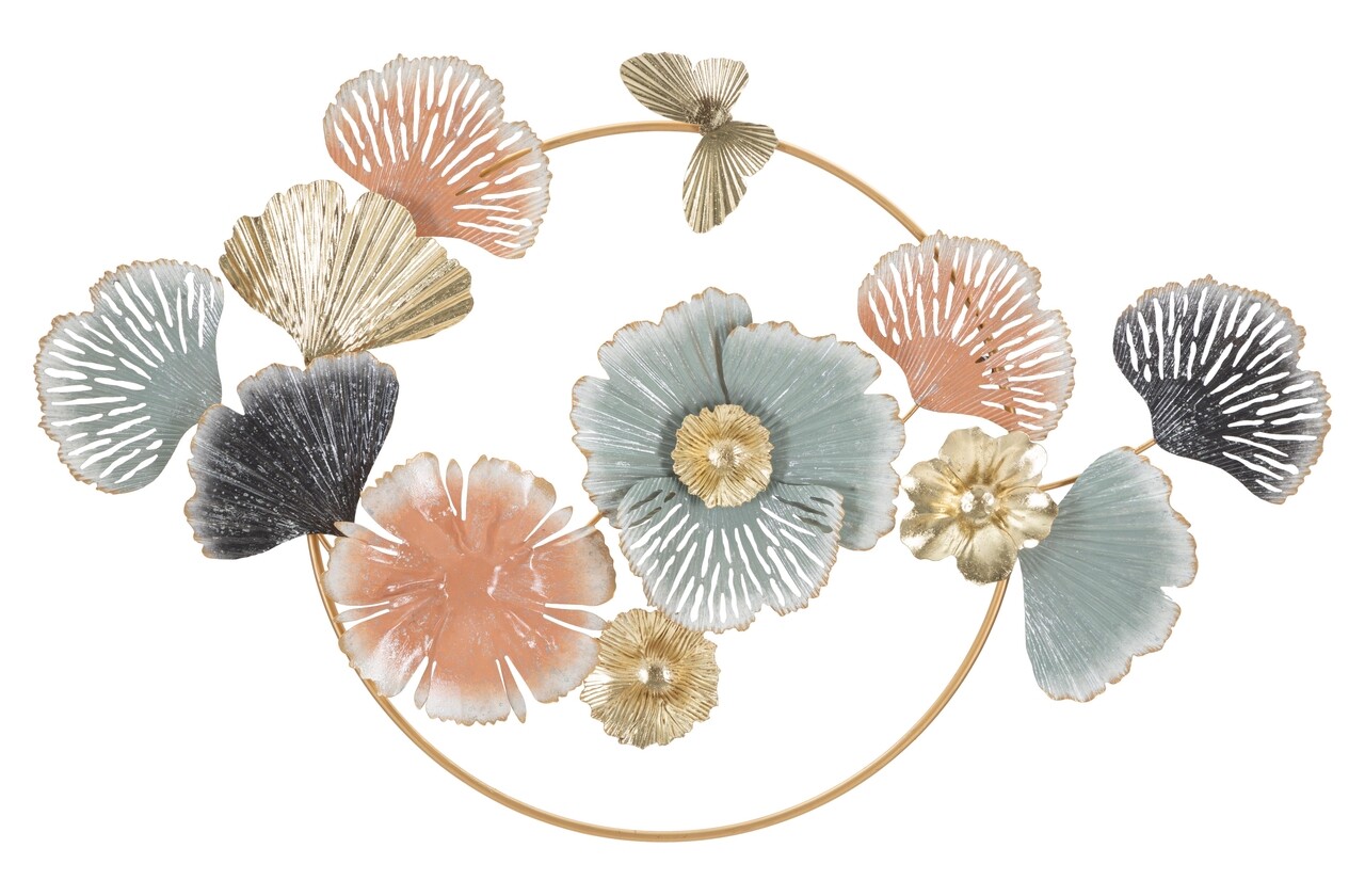 Decoratiune de perete Sofy, Mauro Ferretti, 91.4x57 cm, fier, multicolor