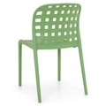 Scaun suprapozabil, Amir, 47 x 57 x 82 cm, plastic, verde
