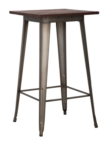 Masuta pentru bar Detroit Square, Mauro Ferretti, 60x60x105 cm, fier 60x60x105