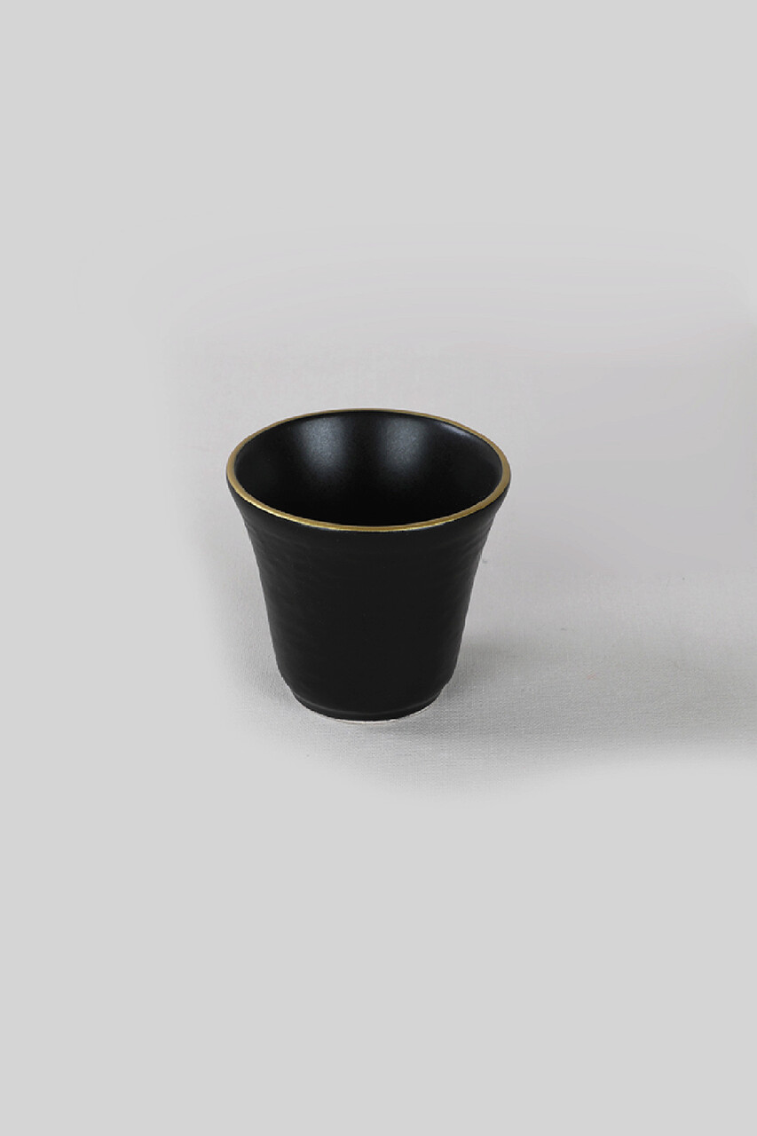 Set cesti de cafea, Keramika, 275KRM1196, Ceramica, Aur/Negru