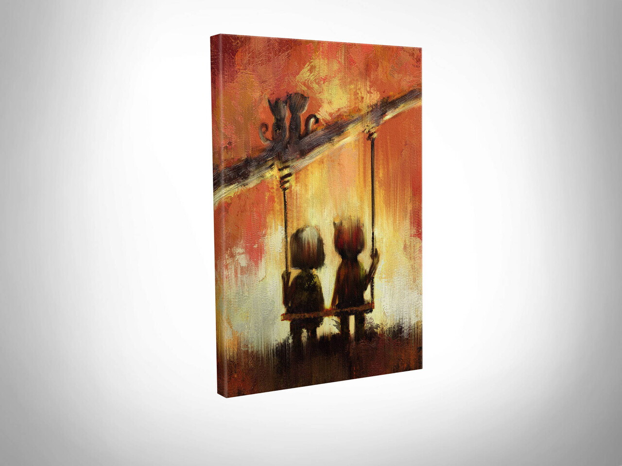 Tablou decorativ, DC047, Canvas, 30 x 40 cm, Multicolor — imaginea 3