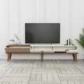 Comoda TV, Hommy Craft, Milan Alt, 180x40x35 cm, PAL, Maro/Crem