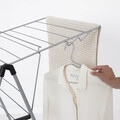 Uscator de rufe, Brabantia, Hangon Metallic, 15 m capacitate de uscare, otel, gri metalizat