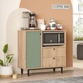 Dulap multifunctional, Locelso, RE1-SY, Stejar / Verde